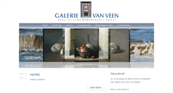 Desktop Screenshot of galerievanveen.nl